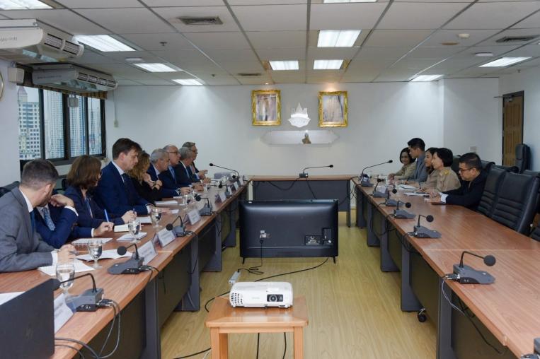 Ministry of Natural Resources and Environment convened with the Ambassador of the European Union to Thailand.